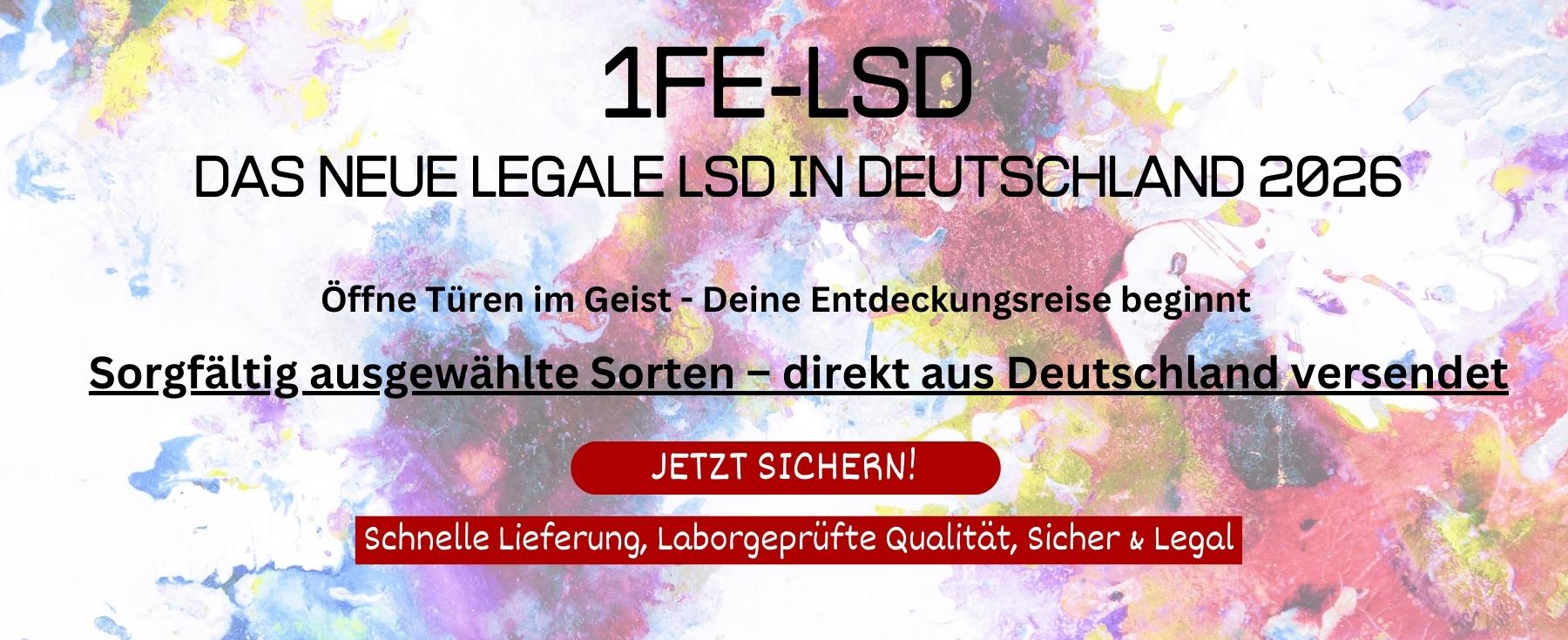 Neues legales LSD 2026 – 1FE-LSD in Deutschland kaufen – LSD Hamburg