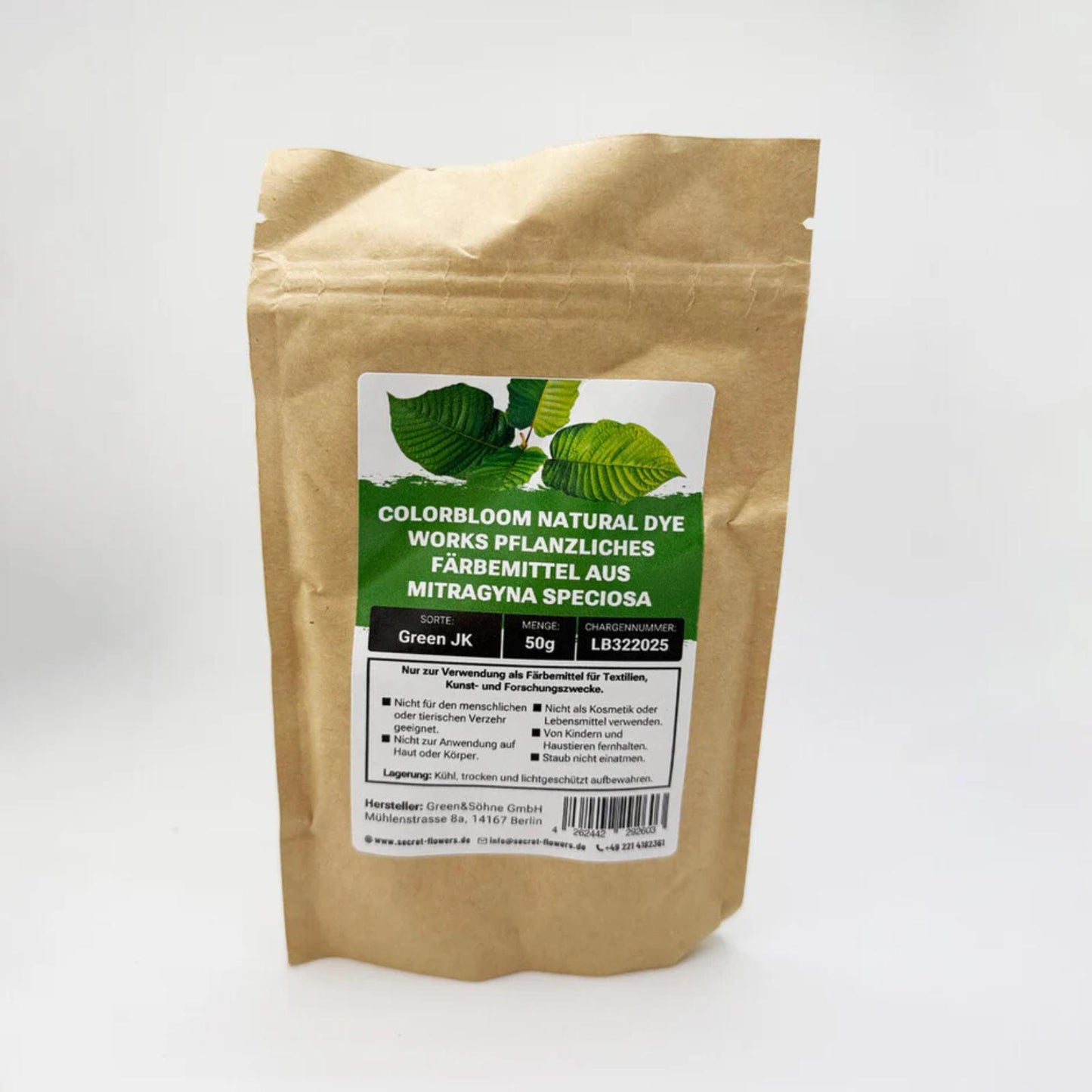Kratom Green Jongkong 50g hochwertige Green Sorte aus Deutschland