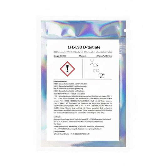 1FE LSD 200 mcg Blotter als legales LSD Forschungsprodukt