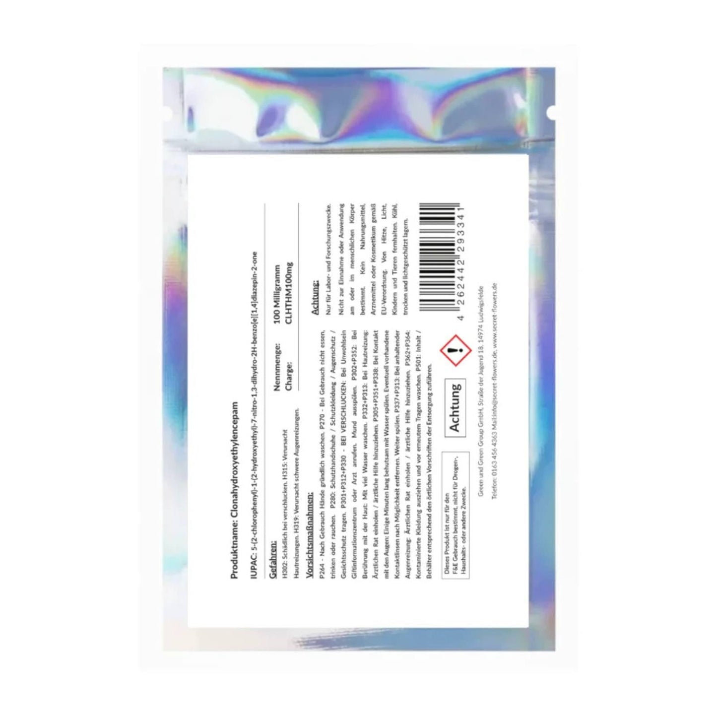 Clonahydroxyethylencepam 100mg Pulver kaufen – Hochreines legales Benzo für Forschung & Labor