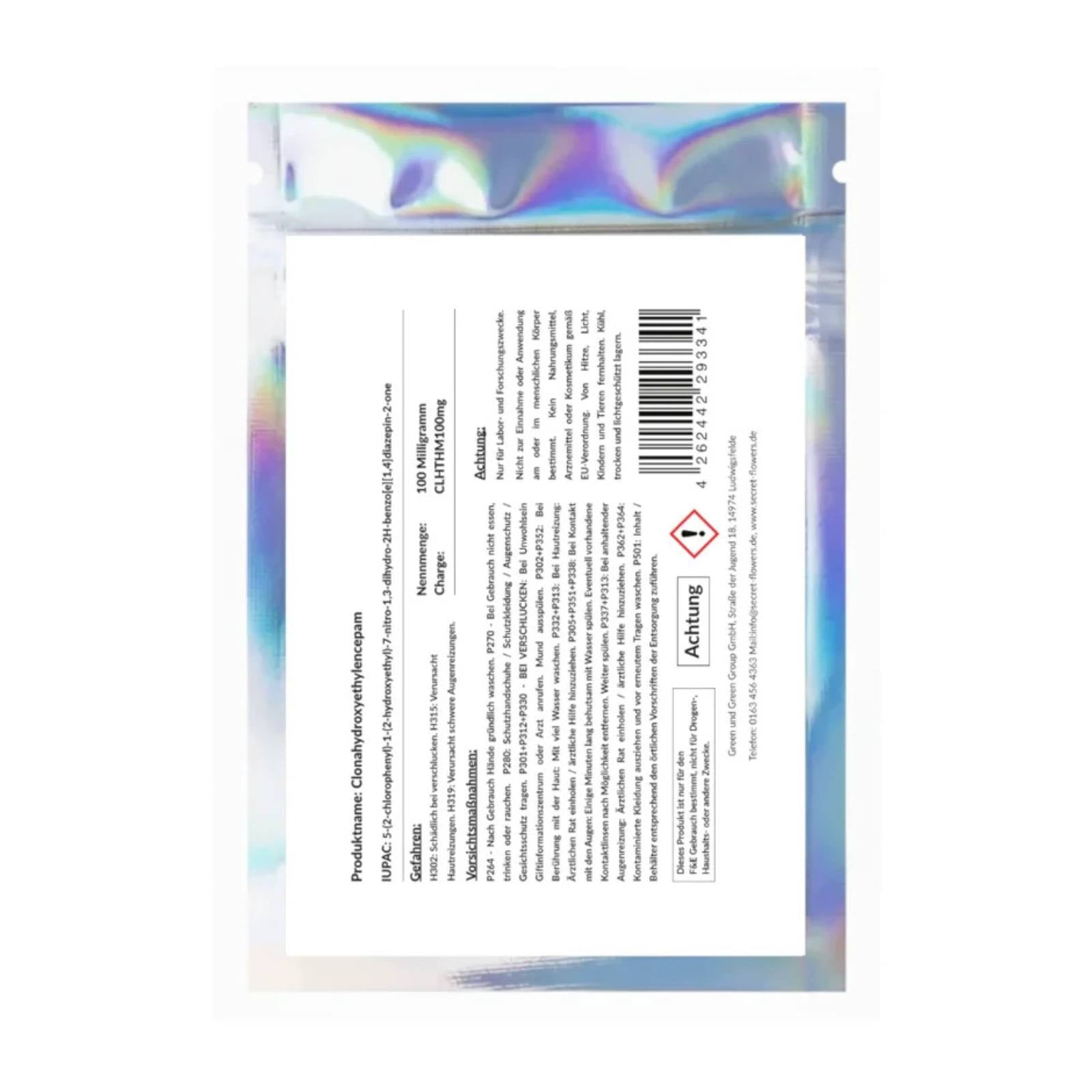 Clonahydroxyethylencepam 100mg Pulver kaufen – Hochreines legales Benzo für Forschung & Labor