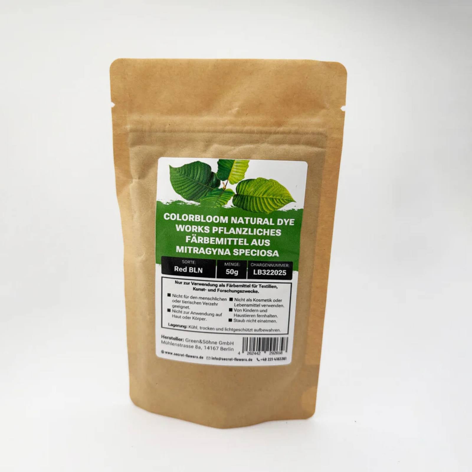 Kratom Red Bali Nano 50g hochwertiges Kratom aus Deutschland