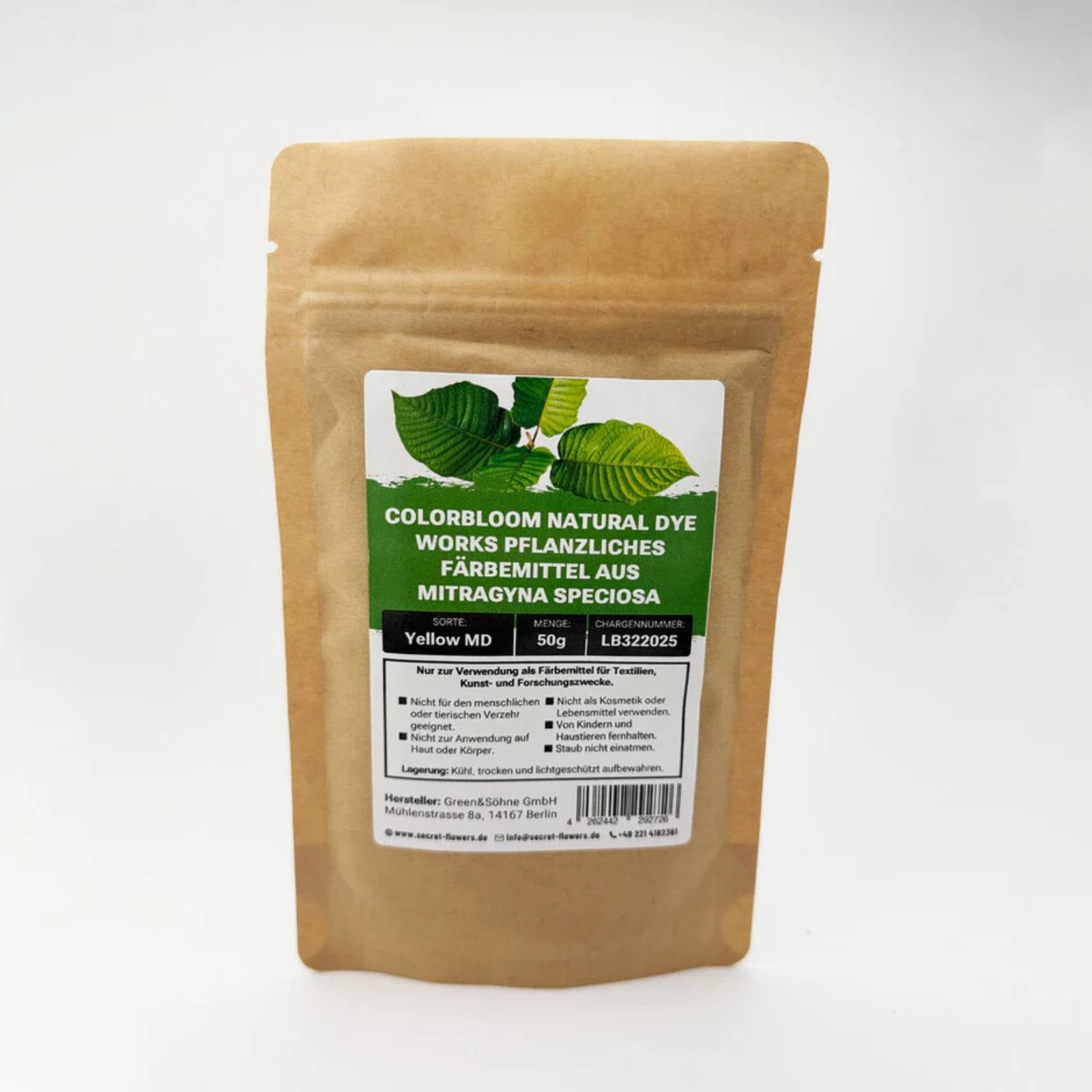 Kratom Yellow Maeng Da 50g hochwertiges Kratom aus Deutschland